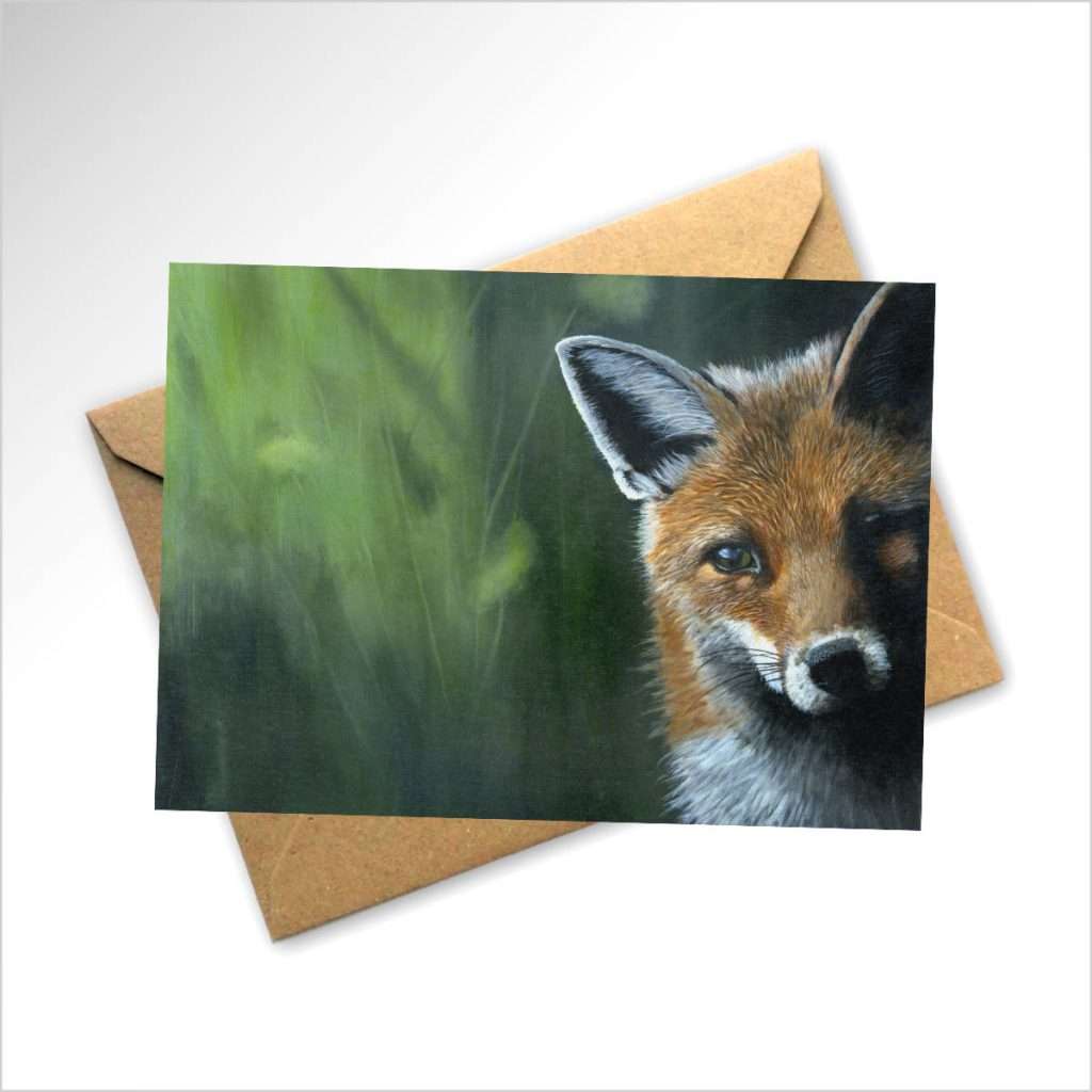 Spring Fox and envelope