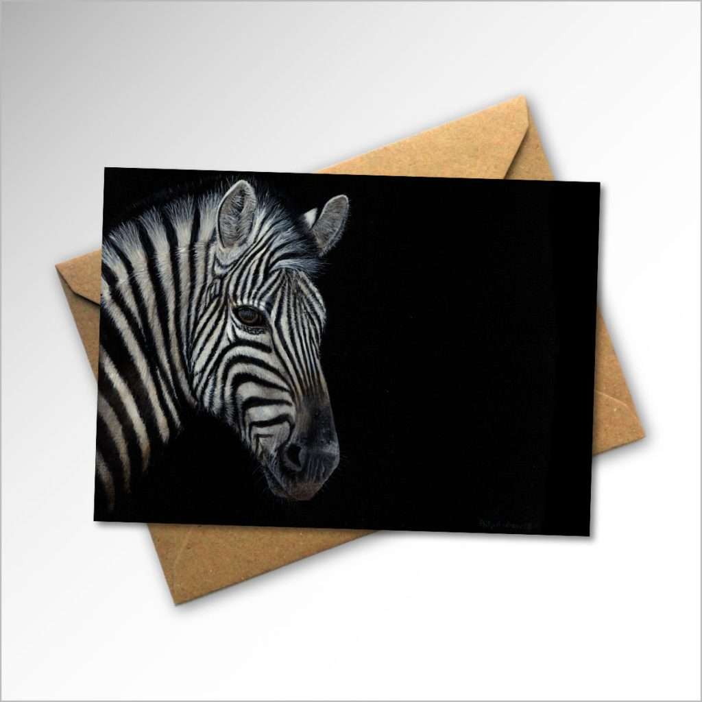 'Zebra' card and envelope