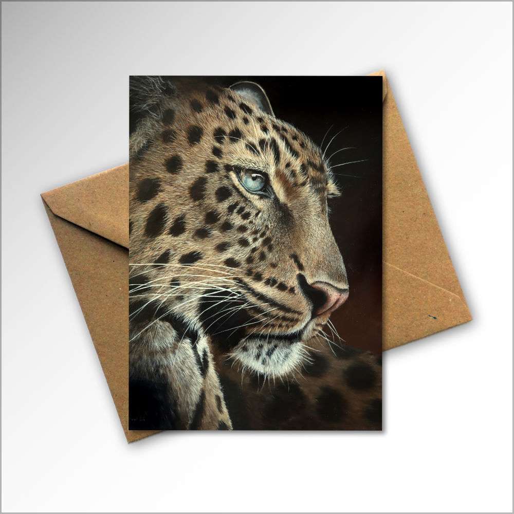 Leopard card with envelope