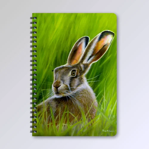 Spring Hare A5 notebook